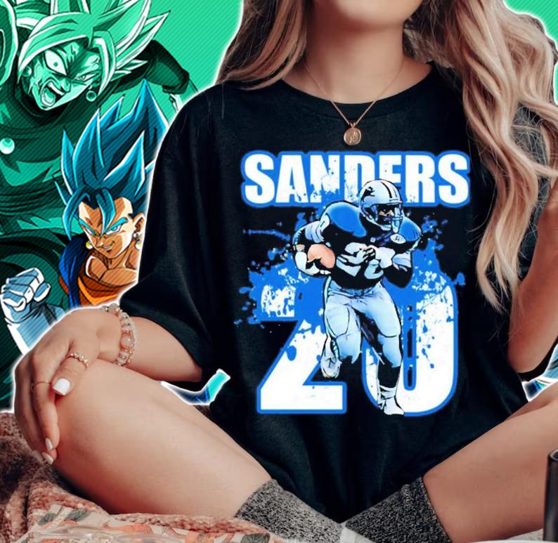 Barry Sanders Detroit Lions Football Shirt t-shirt woman shirt