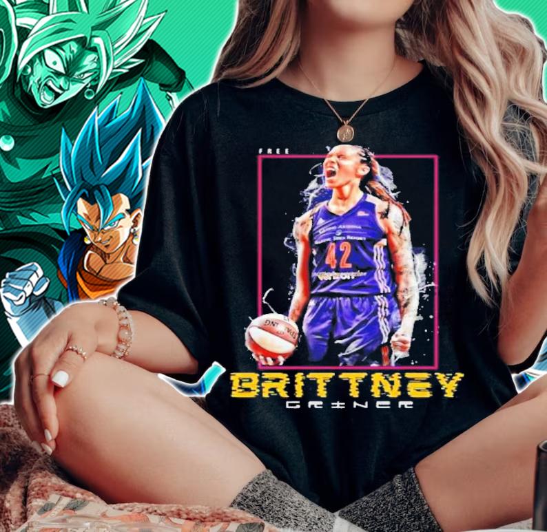 Basketball Free Brittney Griner Photographic Shirt t-shirt woman shirt