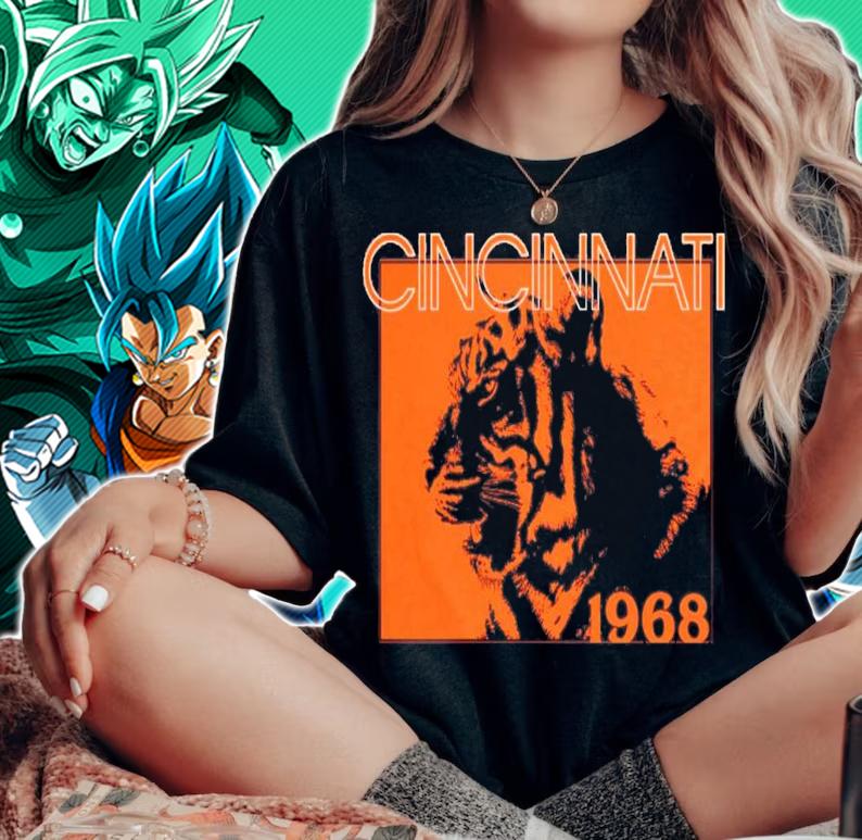 Bengal Tiger Profile 1968 T-Shirt t-shirt woman shirt