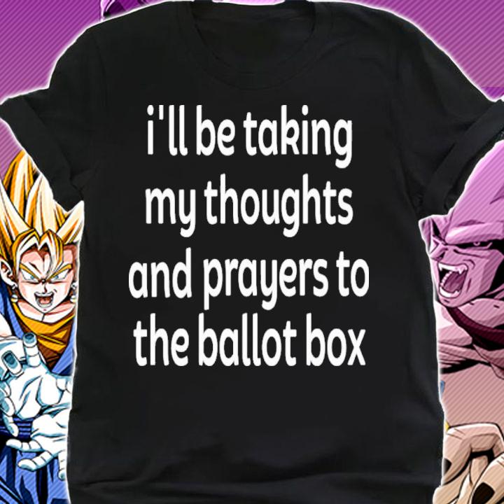 Colin Kaepernick I'll Be Taking My Thoughts And Prayers To The Ballot Box Shirt t-shirt shirt