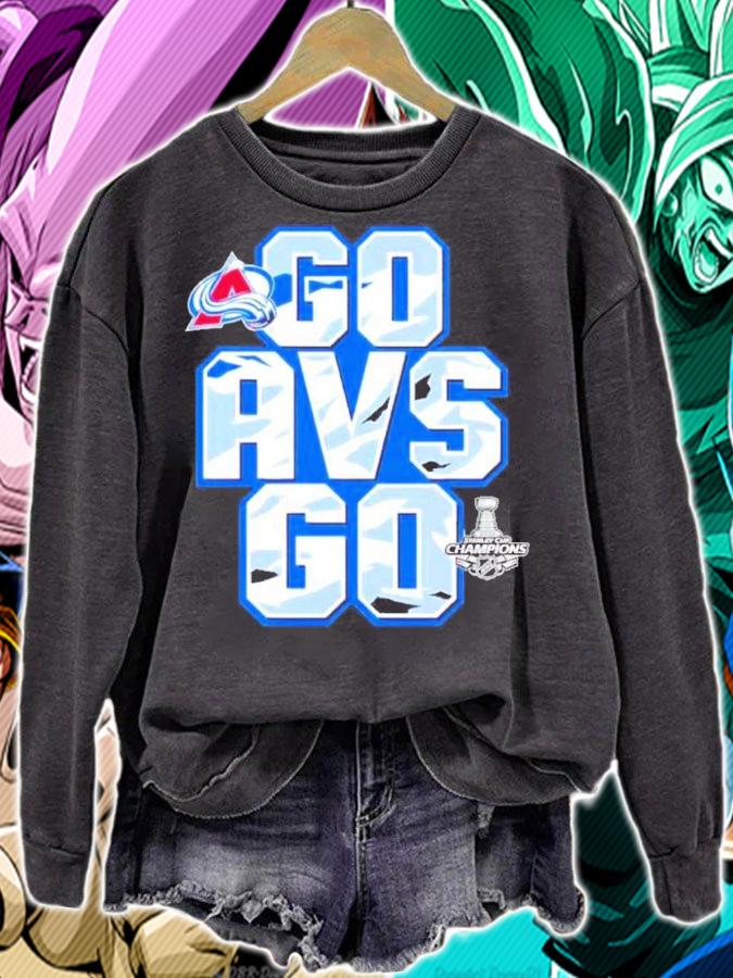 Colorado Avalanche Go AVS Go Stanley Cup Champions 2022 Shirt t-shirt sweatshirt