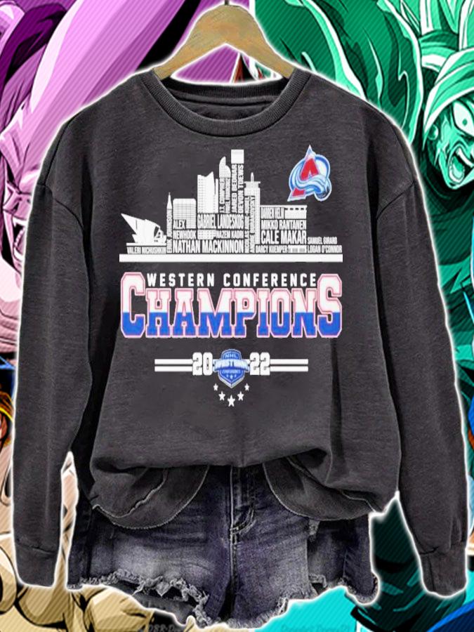 Colorado Avalanche Western Conference Champions City 2022 T-Shirt t-shirt sweatshirt