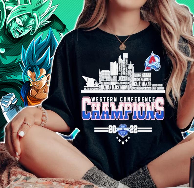 Colorado Avalanche Western Conference Champions City 2022 T-Shirt t-shirt woman shirt