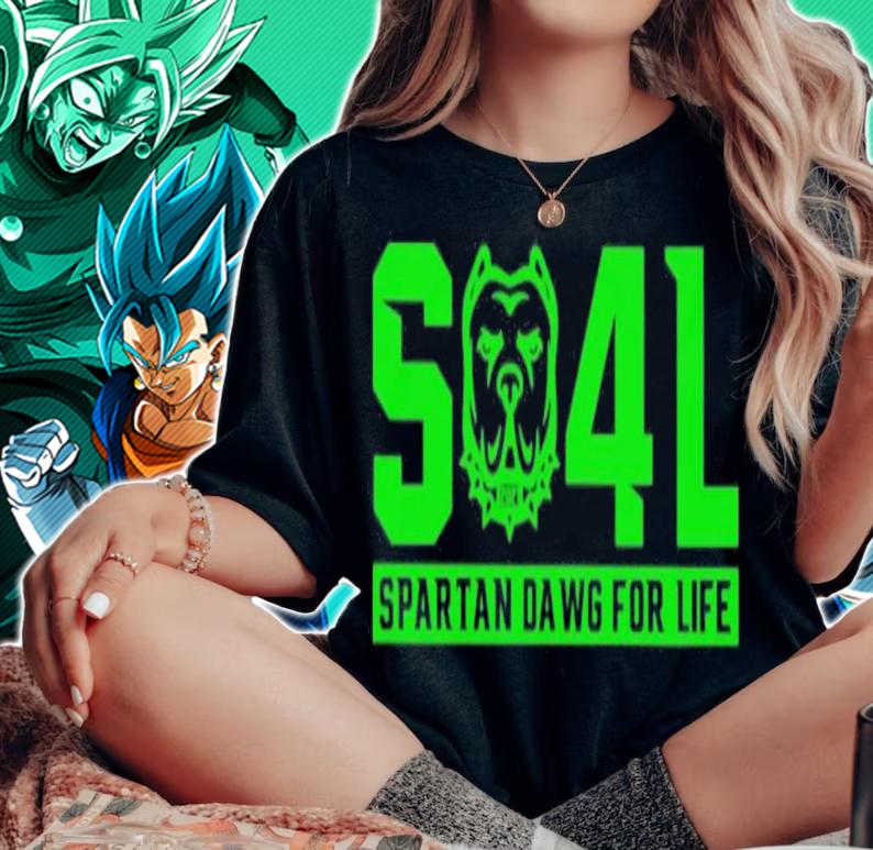 Conceptsn Apparel Mel Tucker Sd4l Spartan Dawg For Life T-Shirt t-shirt woman shirt