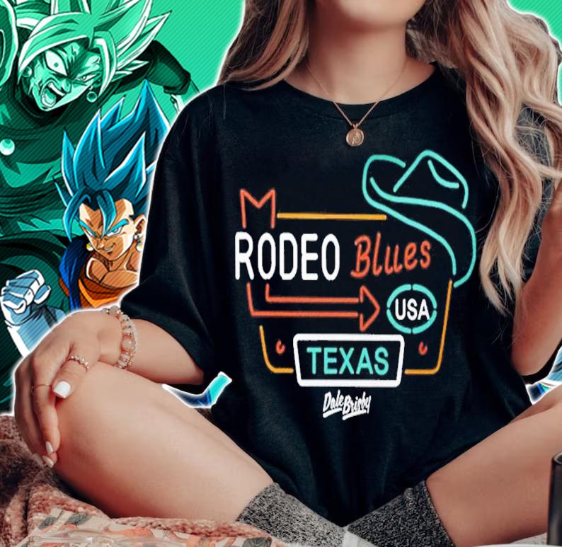 Rodeo Blues Usa Texas Dale Brisby T-Shirt t-shirt woman shirt