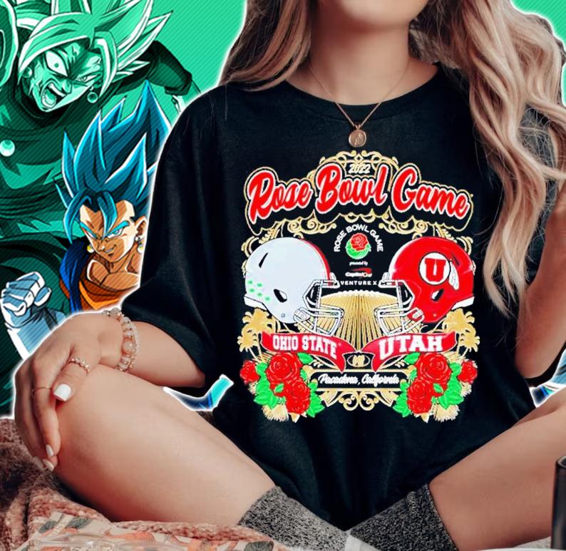 Rose Bowl Game Ohio State Vs Utah Football Pasadena California 2022 Shirt t-shirt woman shirt