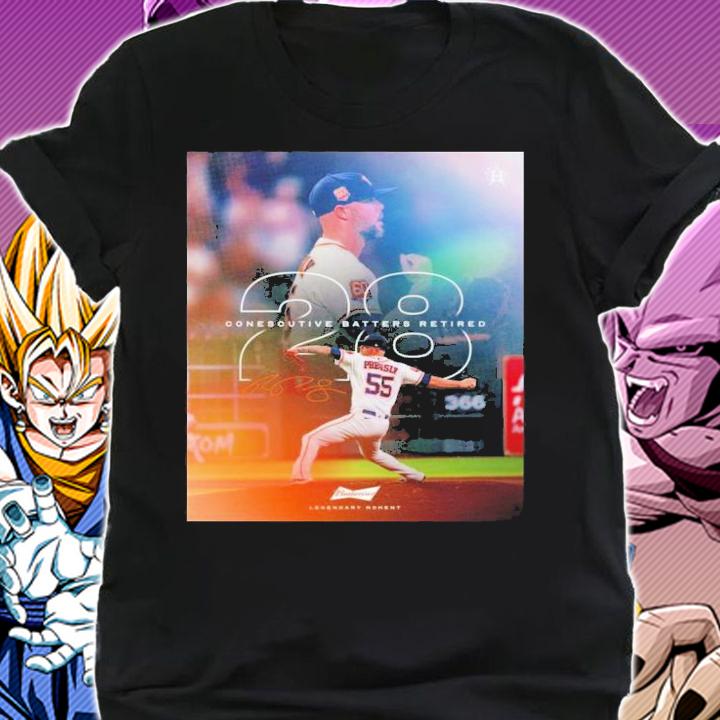 Ryan Pressly 28 Houston Astros Consecutive Batters Retired Signature T-Shirt t-shirt shirt