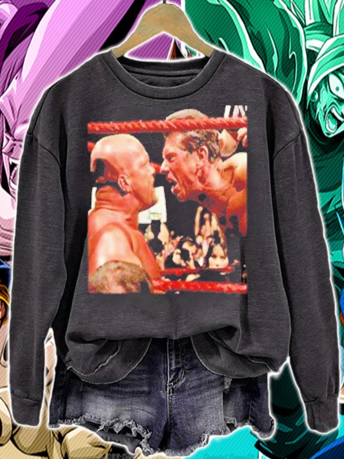 Steve Austin vs Vince McMahon Shirt t-shirt sweatshirt