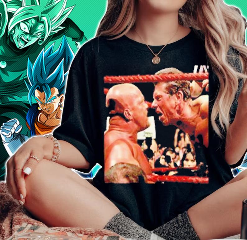 Steve Austin vs Vince McMahon Shirt t-shirt woman shirt