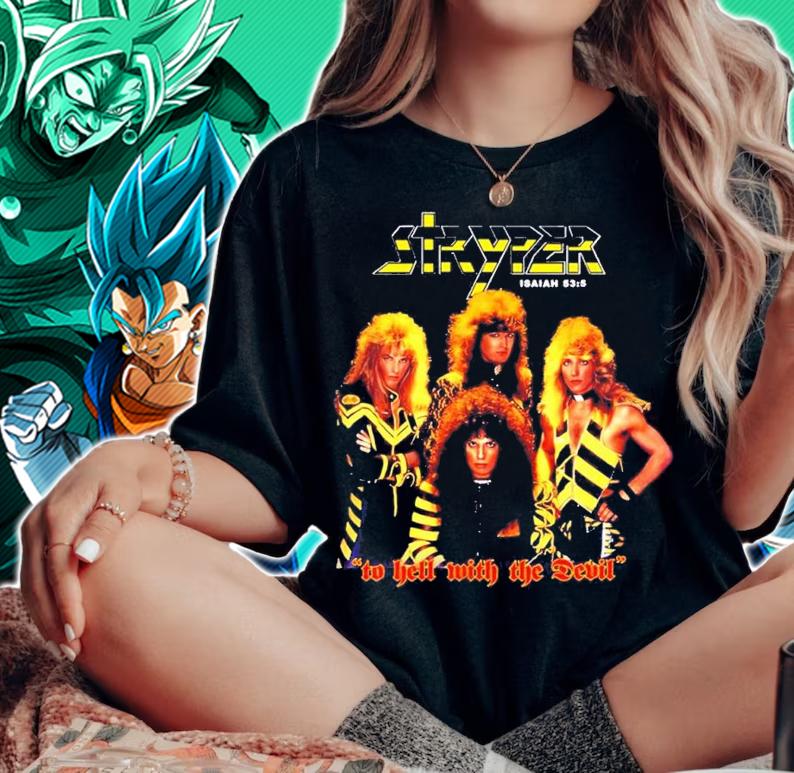 Stryper To Hell With The Devil shirt t-shirt woman shirt