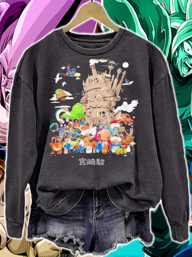 Studio Ghibli Movie Characters Shirt t-shirt sweatshirt