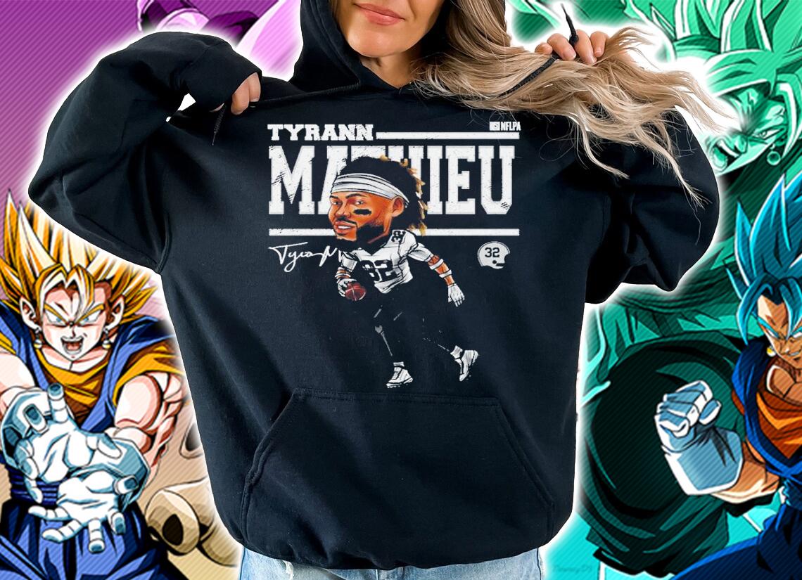 Tyrann Mathieu New Orleans Cartoon Football Signature Shirt t-shirt hoodie