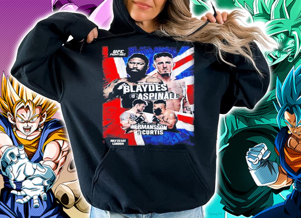 UFC Fight Night London Blaydes vs Aspinall Event shirt t-shirt hoodie