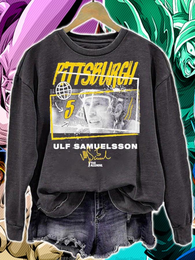 Ulf Samuelsson Pittsburgh Tones Hockey Signature Shirt t-shirt sweatshirt