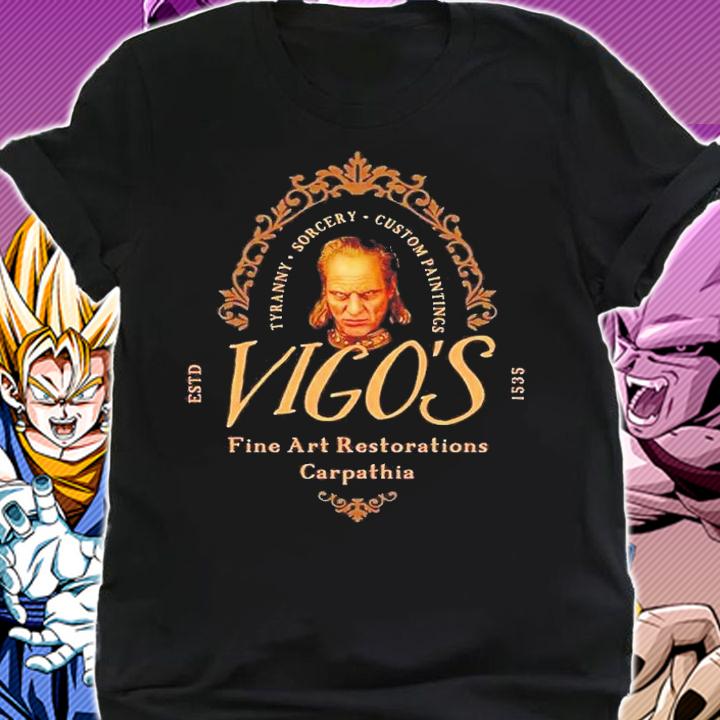 Vigo's Fine Art Restorations shirt t-shirt shirt