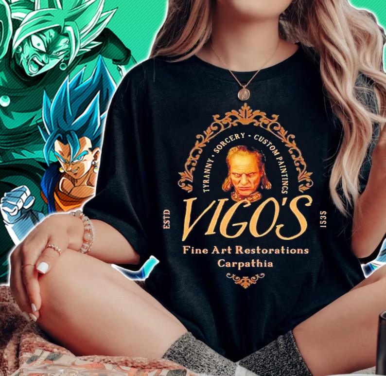 Vigo's Fine Art Restorations shirt t-shirt woman shirt
