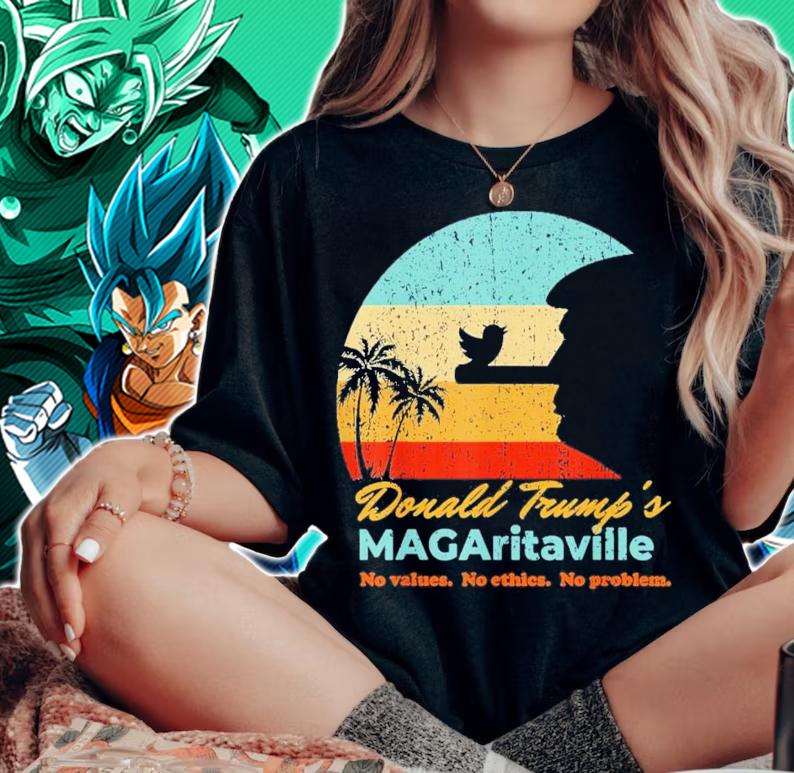 Donald Trumps MAGAritaville Vintage T-Shirt t-shirt woman shirt