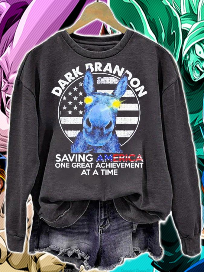 Donkey Dark Brandon Saving America Political Shirt t-shirt sweatshirt