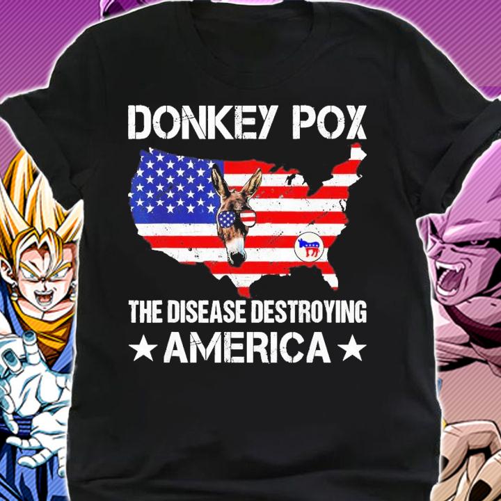 Donkey Pox The Disease Destroying America Donkeypox T-Shirt t-shirt shirt