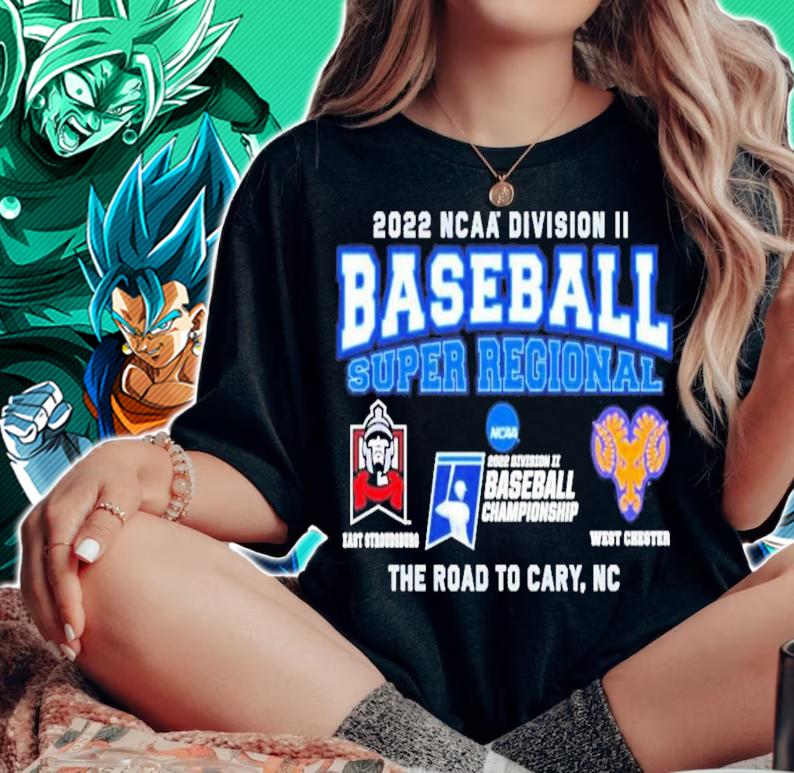 East Stroudsburg Vs West Chester Division II Baseball Super Regional Champion 2022 T-Shirt t-shirt woman shirt