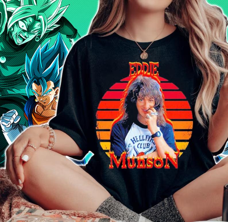 Eddie Munson Joseph Quinn Stranger Things 4 Shirt t-shirt woman shirt