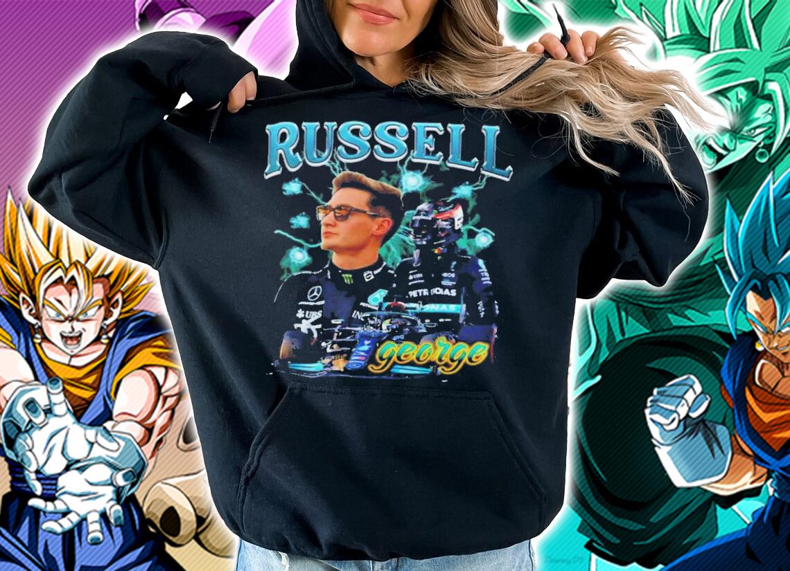 George Russell Mercedes RUS63 Driver Racing Championship Formula T-Shirt t-shirt hoodie