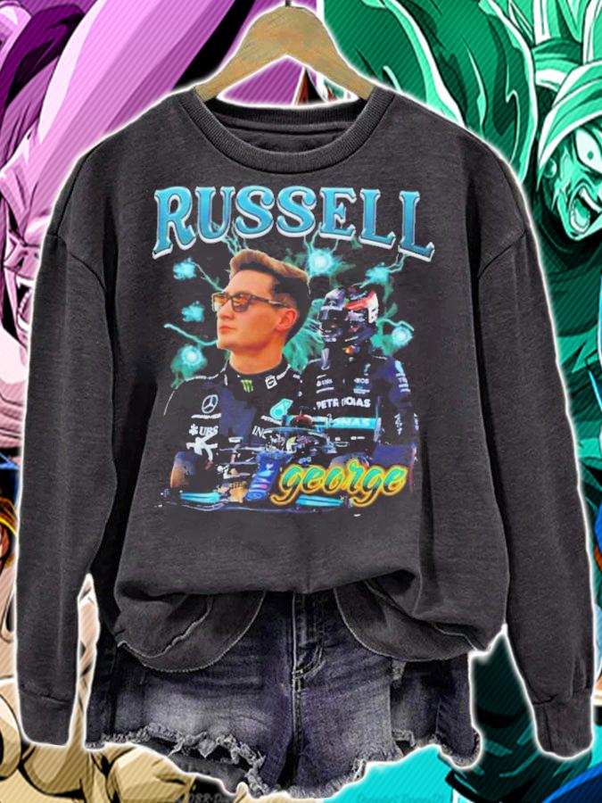George Russell Mercedes RUS63 Driver Racing Championship Formula T-Shirt t-shirt sweatshirt