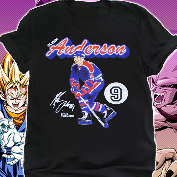 Glenn Anderson Edmonton Retro Script Hockey Signatures Shirt t-shirt shirt