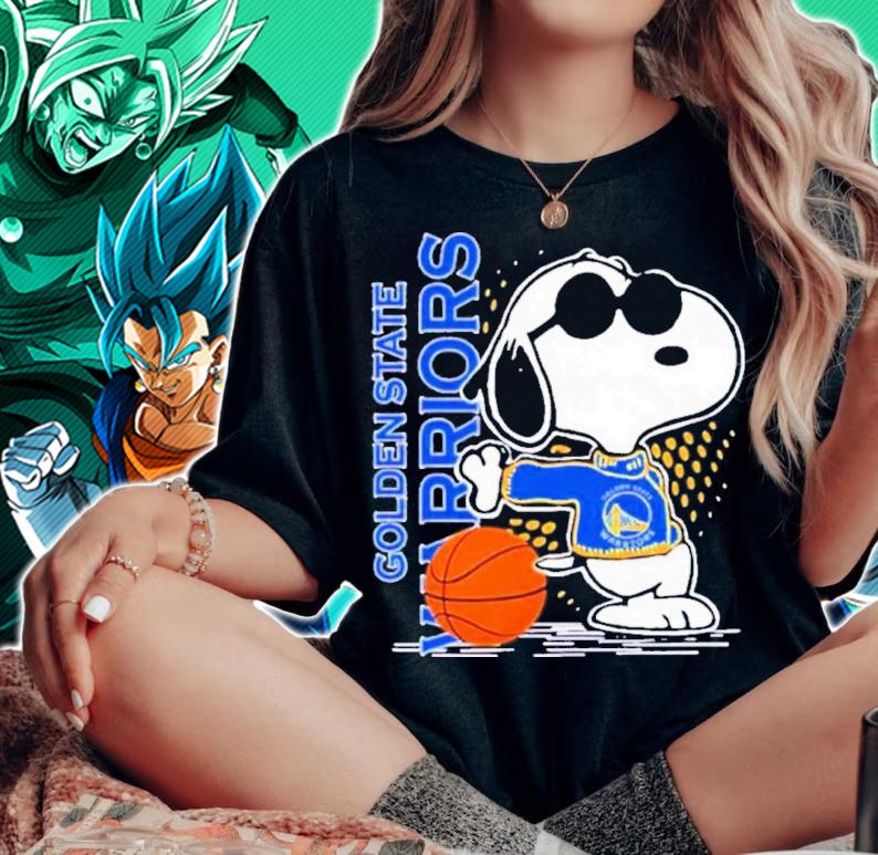 Golden State Warriors NBA Basketball Team Champions Snoopy Shirt t-shirt woman shirt