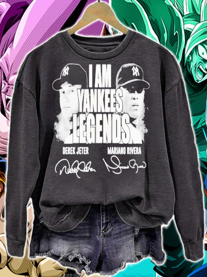 I Am Yankees Legends Derek Jeter And Mariano Rivera Signatures Shirt t-shirt sweatshirt