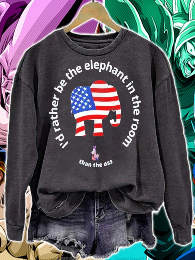 I'd Rather Be The Elephant In The Room Free Speech T-Shirt t-shirt sweatshirt
