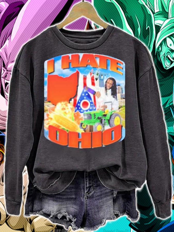 I Hate Ohio Crappy Worldwide T-Shirt t-shirt sweatshirt