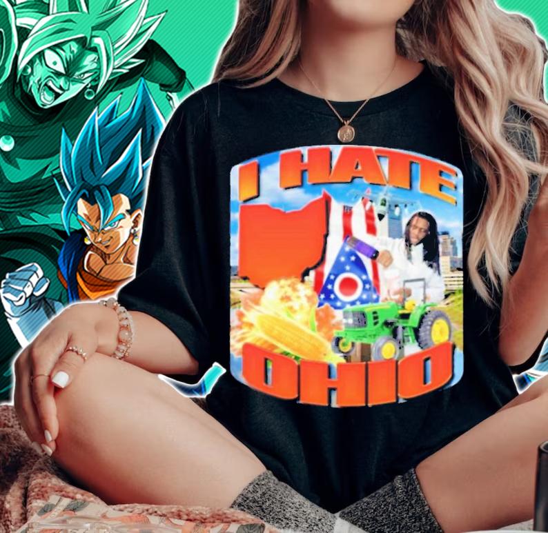 I Hate Ohio Crappy Worldwide T-Shirt t-shirt woman shirt