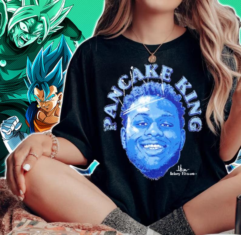 Ickey Ekwonu Carolina Pancake King Portrait Football Shirt t-shirt woman shirt