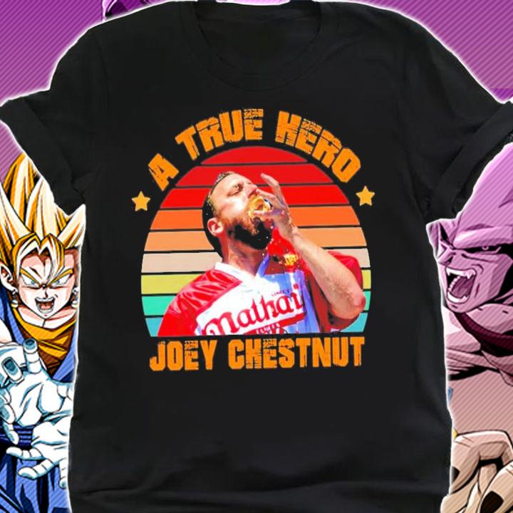 Joey Chestnut A True Hero Fourth Of July 2022 Vintage T-Shirt t-shirt shirt