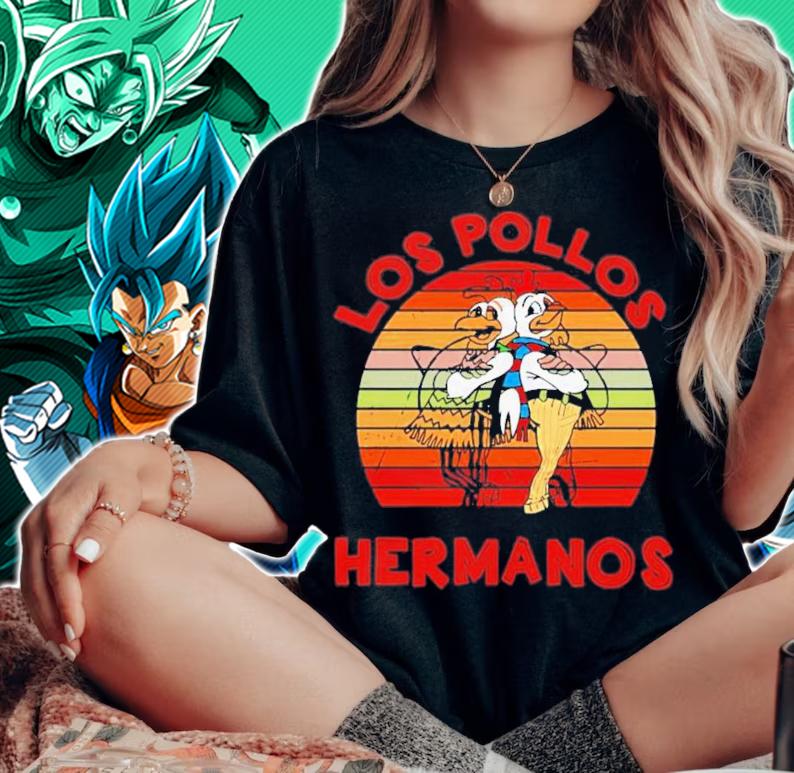 Los Pollos Hermanos Los Pollos Graphic Vintage T-Shirt t-shirt woman shirt