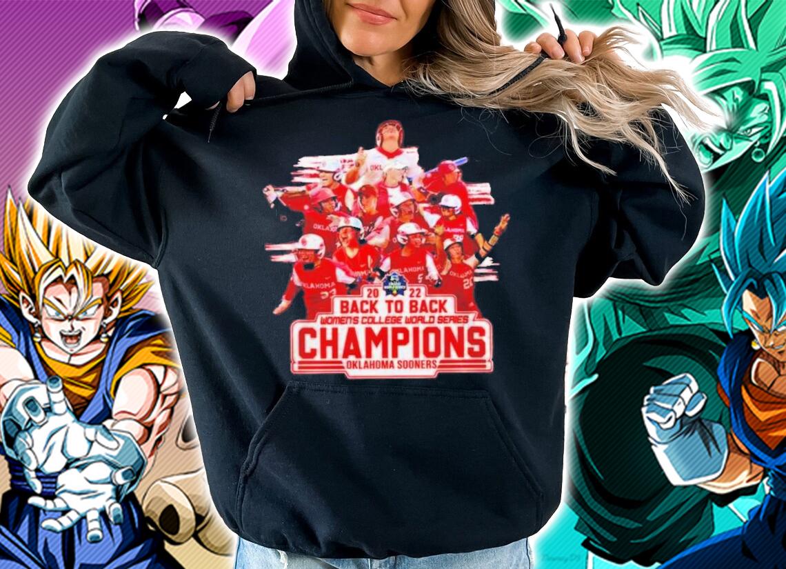 Oklahoma Sooners Back To Back Women's College World Series Champions 2022 Shirt t-shirt hoodie