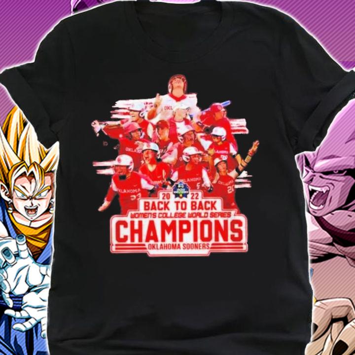 Oklahoma Sooners Back To Back Women's College World Series Champions 2022 Shirt t-shirt shirt