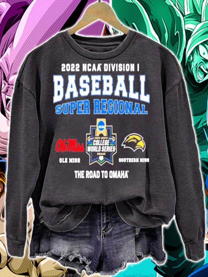 Ole Miss Vs Southern Miss NCAA Division I Baseball Super Regional 2022 Shirt t-shirt sweatshirt