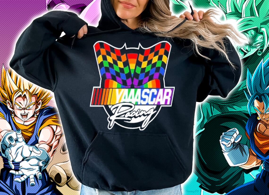 Nascar Checkered Flag Black Yaaascar Shirt t-shirt hoodie