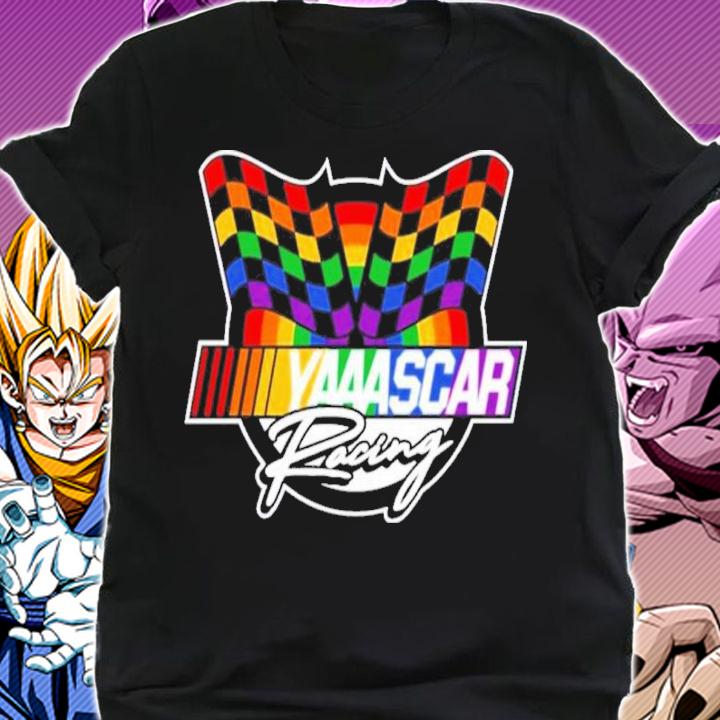 Nascar Checkered Flag Black Yaaascar Shirt t-shirt shirt