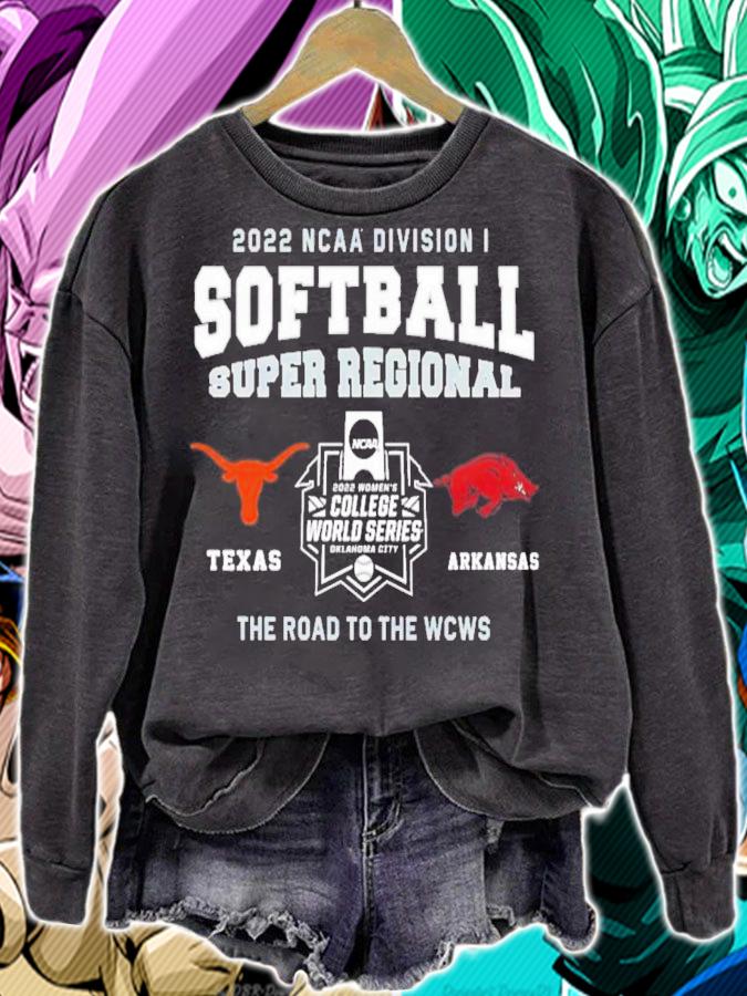 NCAA Division I Women's Softball Super Regional Texas Vs Arkansas 2022 T-Shirt t-shirt sweatshirt