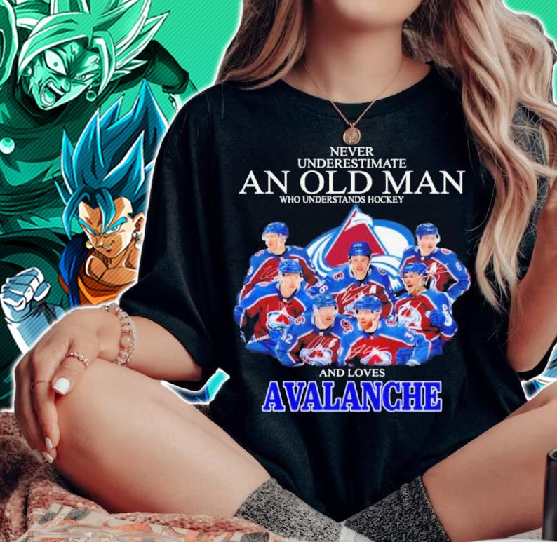 Never Underestimate A Woman Who Understands Hockey And Loves Avalanche t-shirt woman shirt