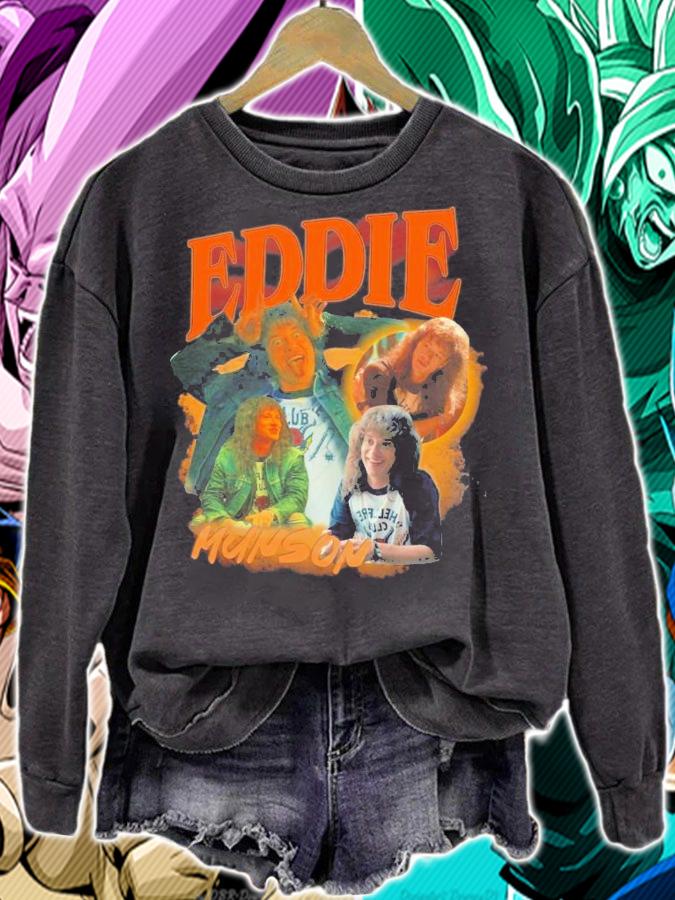 New Design Of Eddie Munson Vintage Stranger Things t-shirt sweatshirt