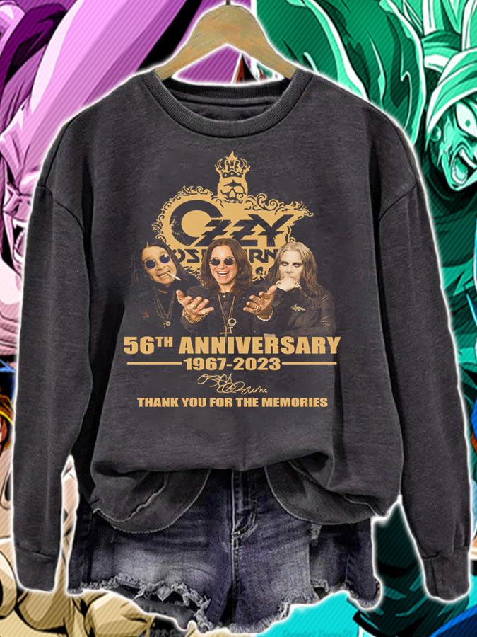 56th Anniversary Ozzy Osbourne 1967-2023 Signature Thank You For The Memories t-shirt sweatshirt