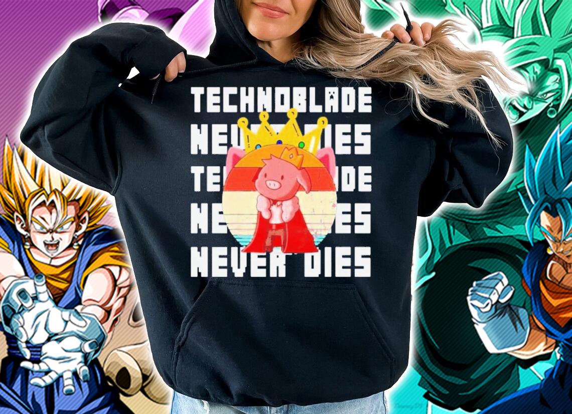 RIP Technoblade Memorial T-Shirt t-shirt hoodie