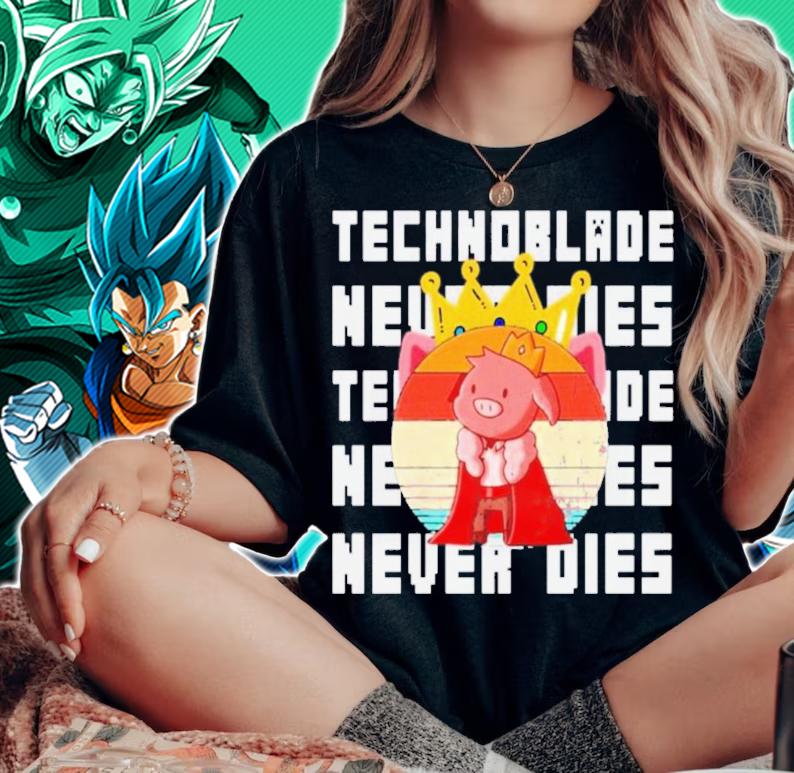 RIP Technoblade Memorial T-Shirt t-shirt woman shirt