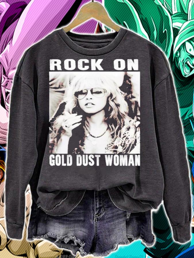 Rock On Gold Dust Woman Stevie Nicks Shirt t-shirt sweatshirt