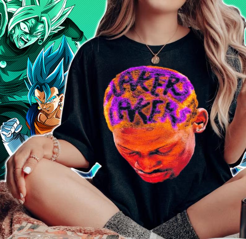 Rodman x Lakers T-shirt t-shirt woman shirt