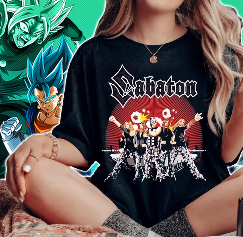 Sabaton Anime shirt t-shirt woman shirt